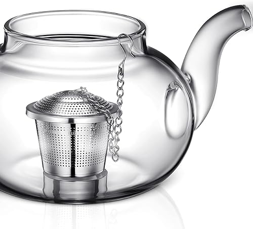 Miniatura 8 de Filtro de té, 1 unidad, colador de té de acero inoxidable 304 de grado alimenticio, empapador de té de malla extrafina, bola de té reutilizable