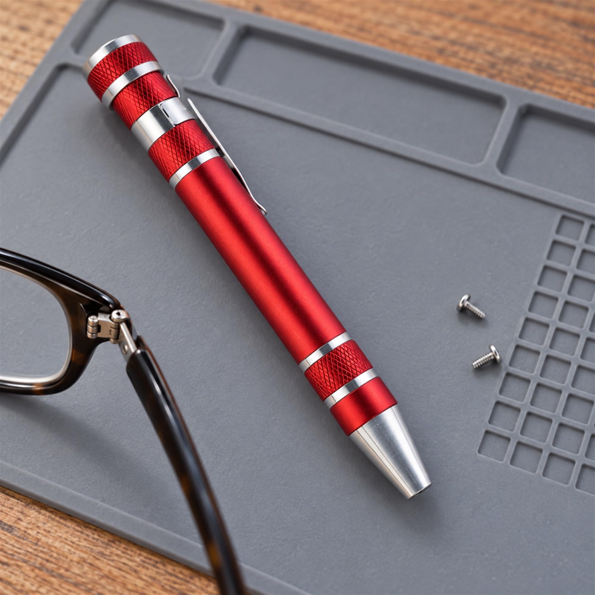 Aluminum Alloy Screwdriver, Manual Fastening Tool for Electronics Assembly, Household Repairs and Home Maintenance