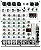 Audio Mixer 6 Channel Mixer, DJ Mixer with USB Interface, Bluetooth Function, 16 DSP Effects