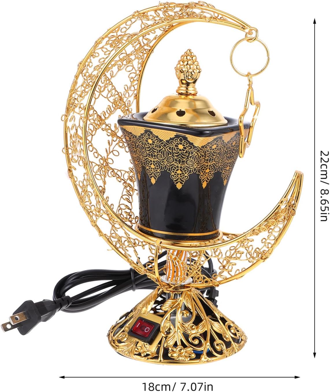 Wakauto Electric Incense Burner Incense Stove Decorative Home Censer for Aromatherapy Censer