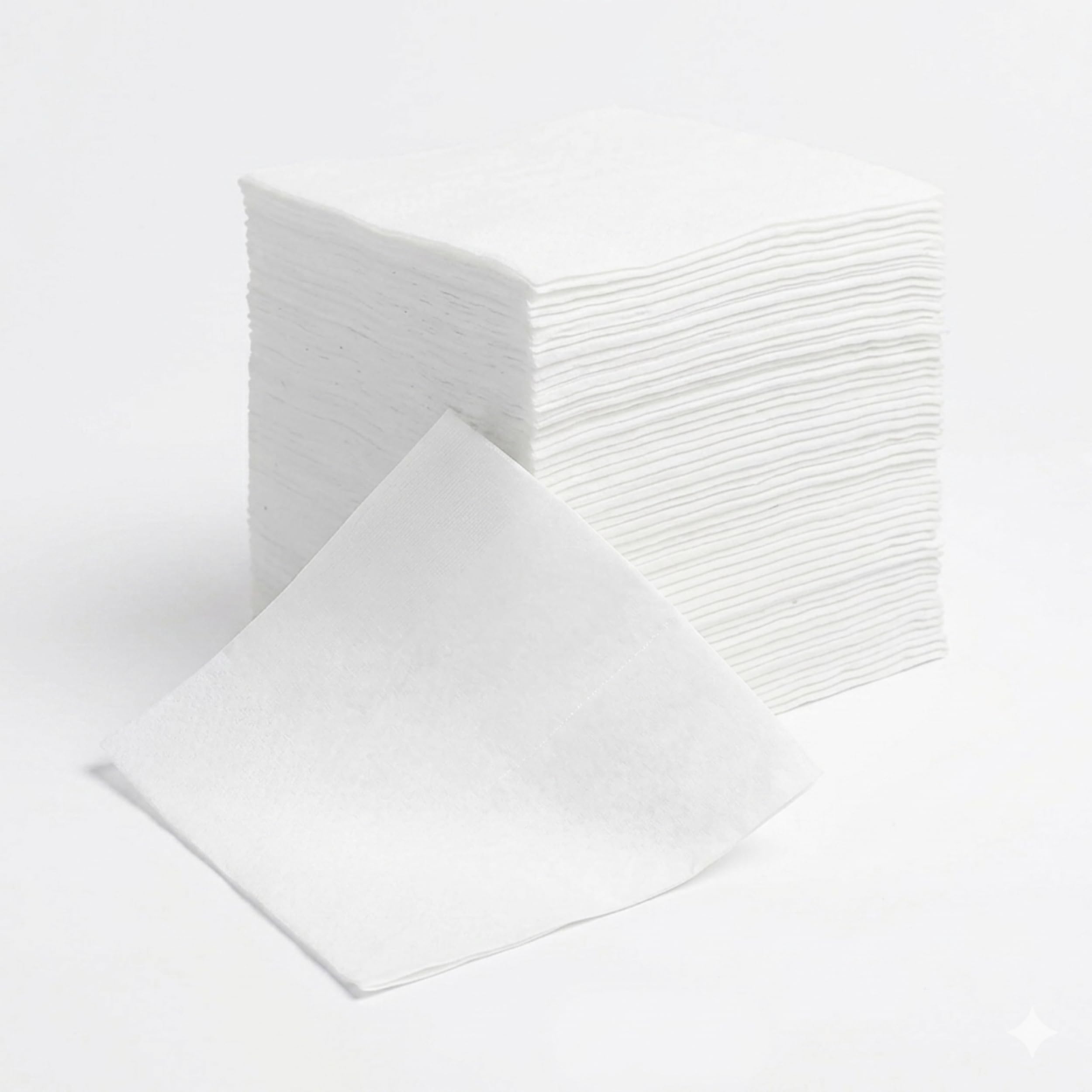 LIFTOFF Makeup Remover Wipes, Soft Cotton, Dry Disposable Sheets, 20x20 cm, 50 Sheets, for Face, Neck and Body Cleansing, Saloon Parlour Facial Tissues Multipurpose Napkin Pack of 50-image-48