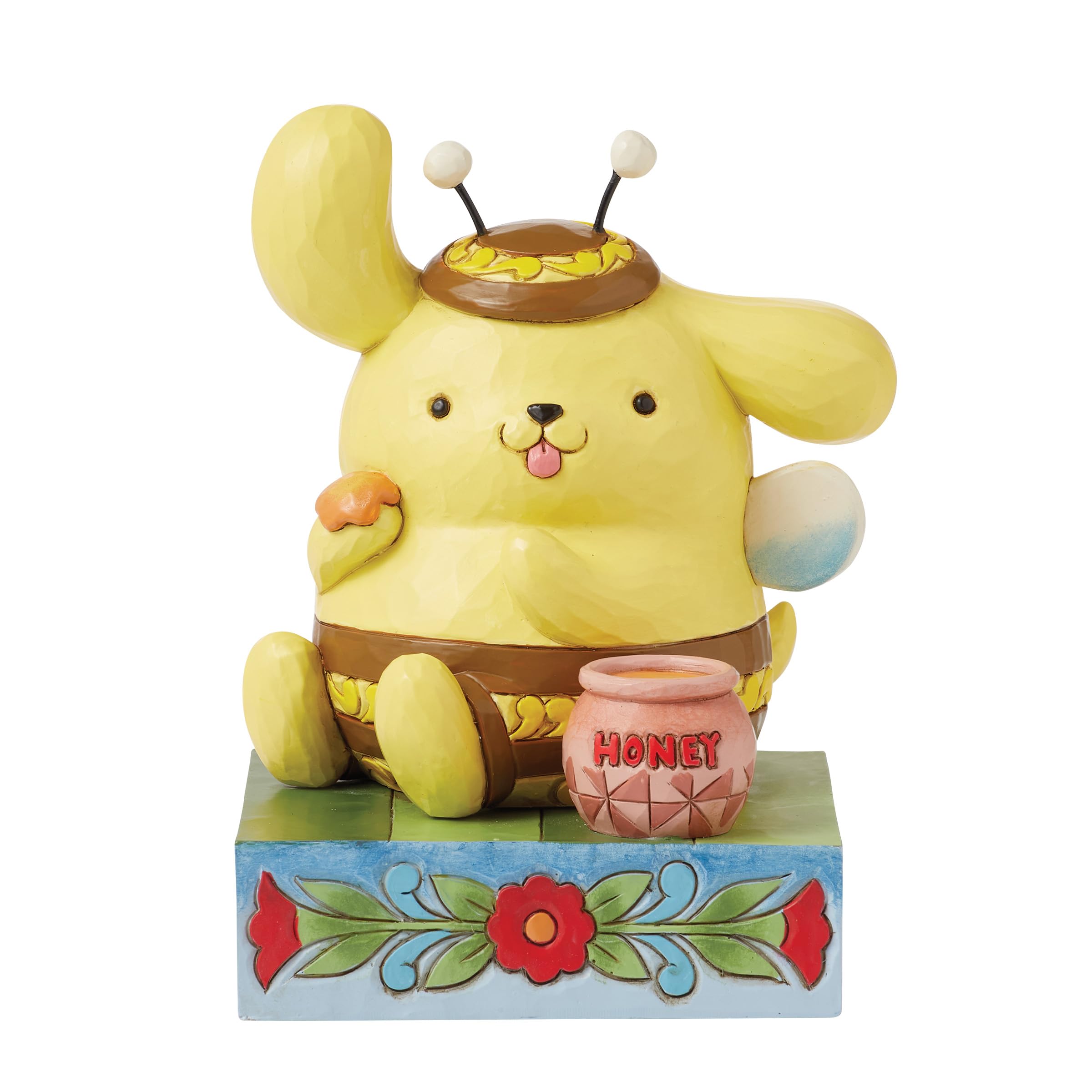 Figurine Pompompurin Sanrio Jim Shore idée cadeau déco Enesco abeille