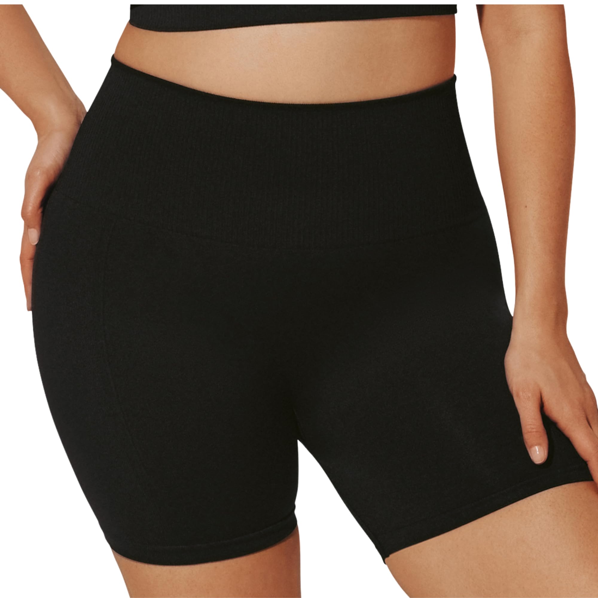 ThirdLove Flex Bike Short Seamless Compression High Rise Shorts for Women Activewear for Gym Yoga Volleyball or Running