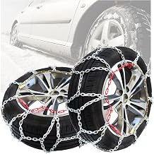 Snow Tire Chain, Tire Chain for Car, Pickup, SUV, Minivan, Anti-slip Chain, Snow 245/45R17 255/40R17 2pcs KN-50