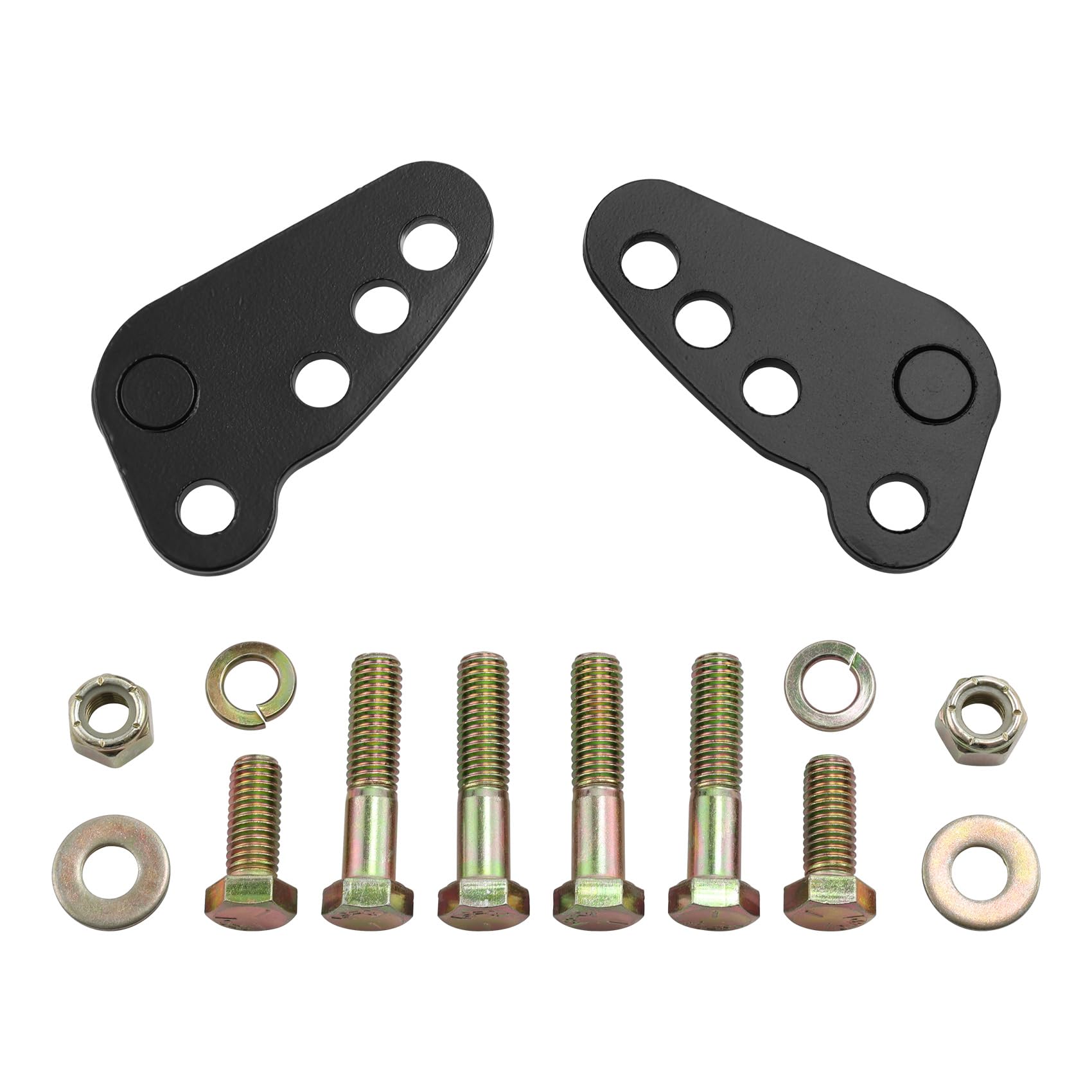 TCMT Kits d'abaissement réglables de 2,5 à 7,6 cm pour Harley Electra Glide Ultra Classic 2002-2016, Street Glide, Road King avec sacoches rigides uniquement