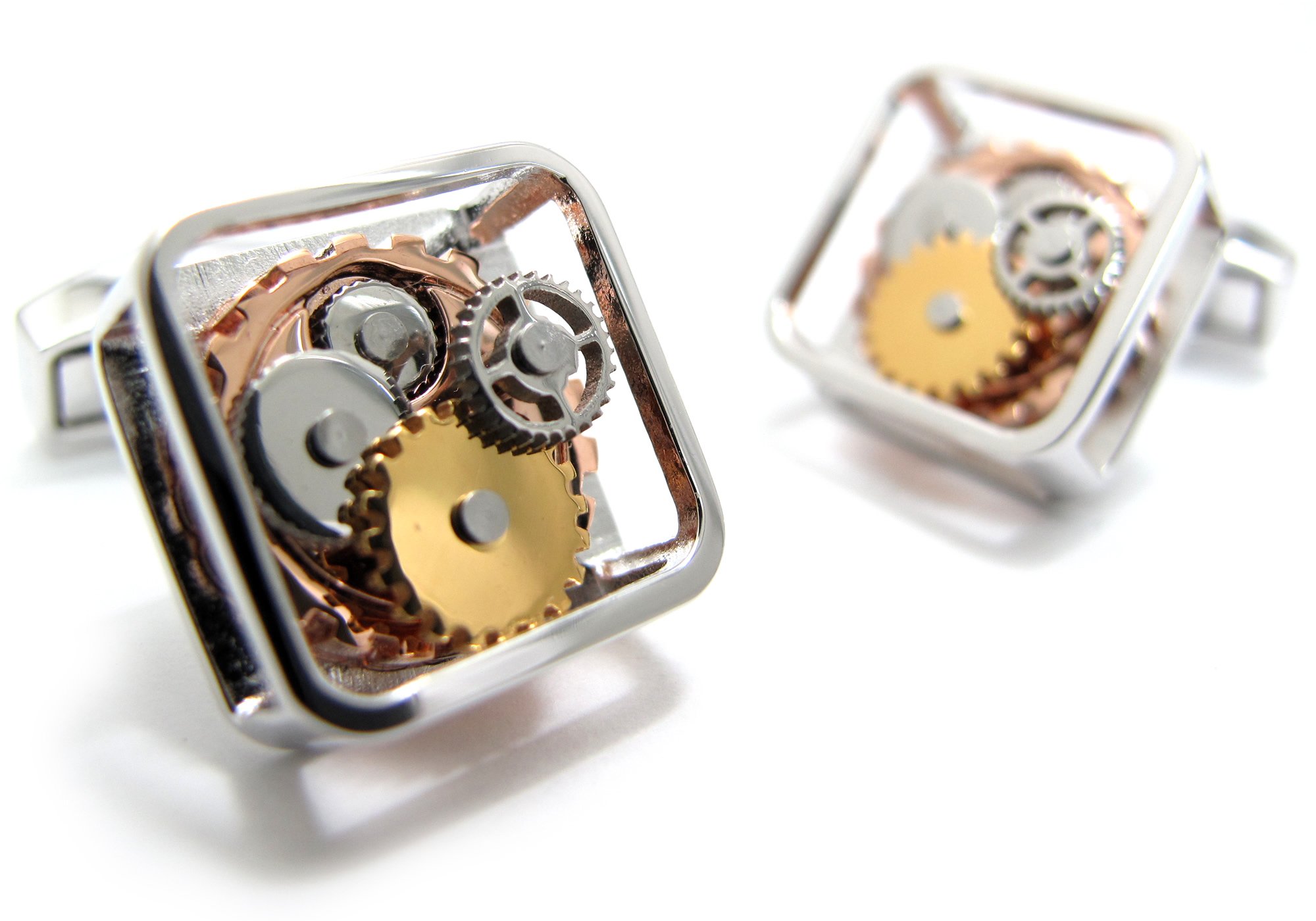 Amazon.co.jp: タテオシアン(TATEOSSIAN) ギアカフス カフスボタン  