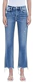 Impressive High Rise Crop Straight Jeans