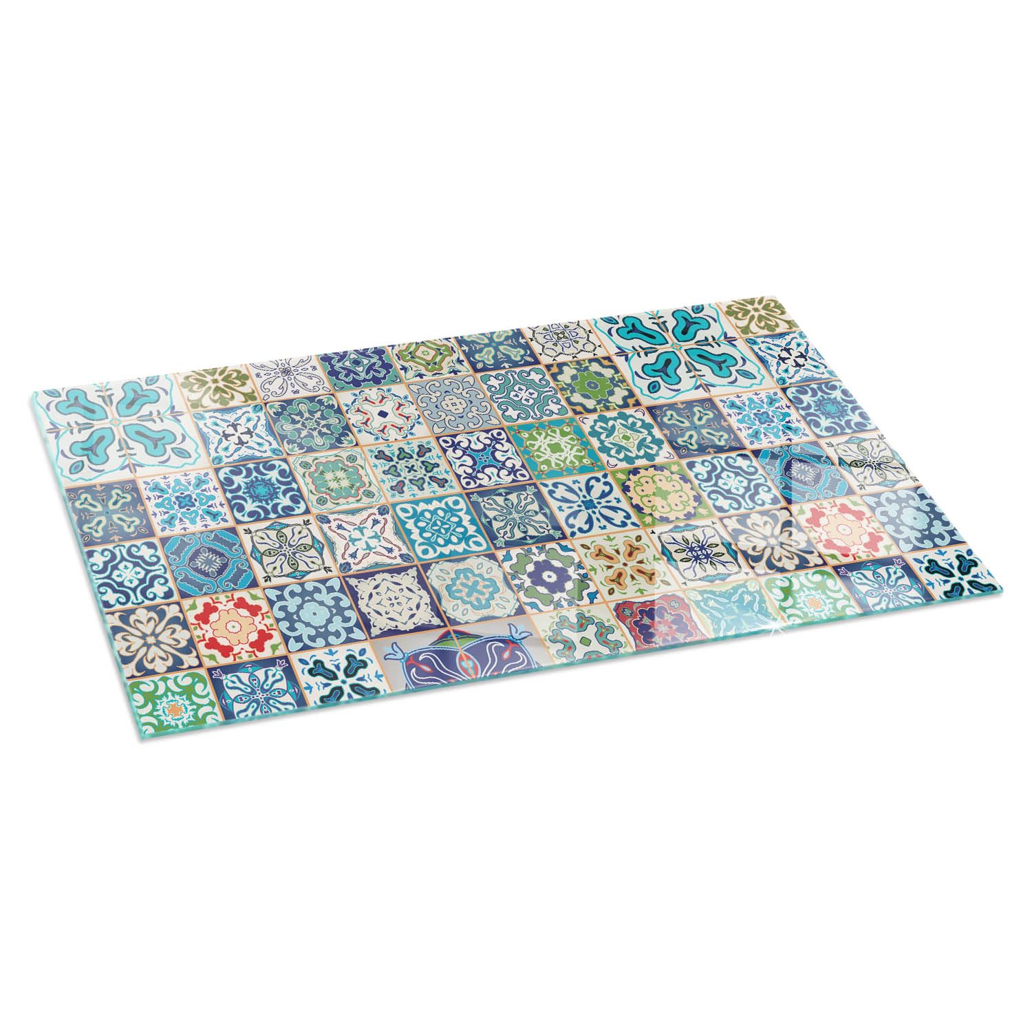 Placa de vidrio templado contra el calor duradero para chimenea rectangular de 120x60 cm