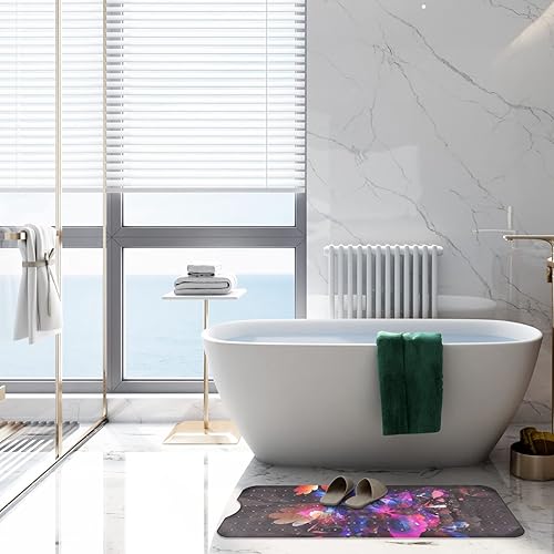 Miniatura 6 de REETUAL Tapete antideslizante para bañera y ducha de 40 x 16 pulgadas, tapete de baño extra largo con ventosas y agujeros de drenaje, tapete de baño