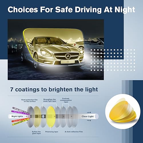 Miniatura 5 de BIRCEN Gafas de sol polarizadas para hombre, protección UV sombras clásicas para hombre, conducción, pesca, con marco de metal Al-Mg