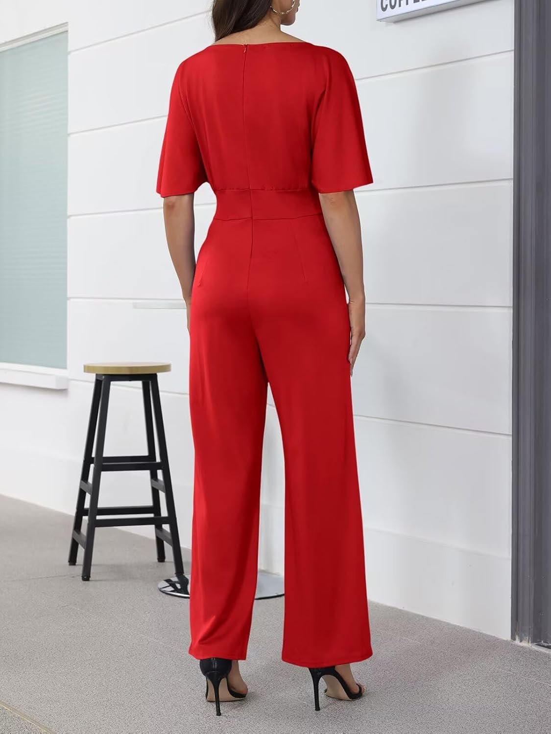 acelyn Elegant Jumpsuit for Women Dressy Sexy Plus Size Wide Leg Pant Suit One Piece Party Outfits - Image 4