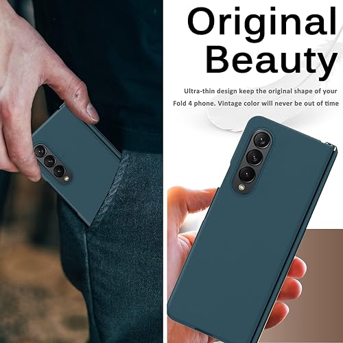 Miniatura 6 de Miimall Funda compatible con Samsung Galaxy Z Fold 4 2022 con bisagra plegable, ultrafina, ligera, anticaídas, cobertura completa, protector de