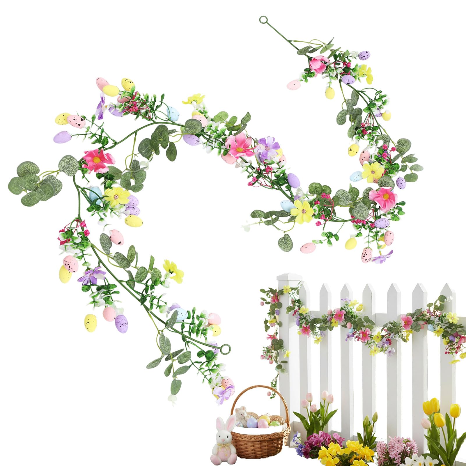 Guirlande de Pâques pour cheminée pour sublimer une décoration de table