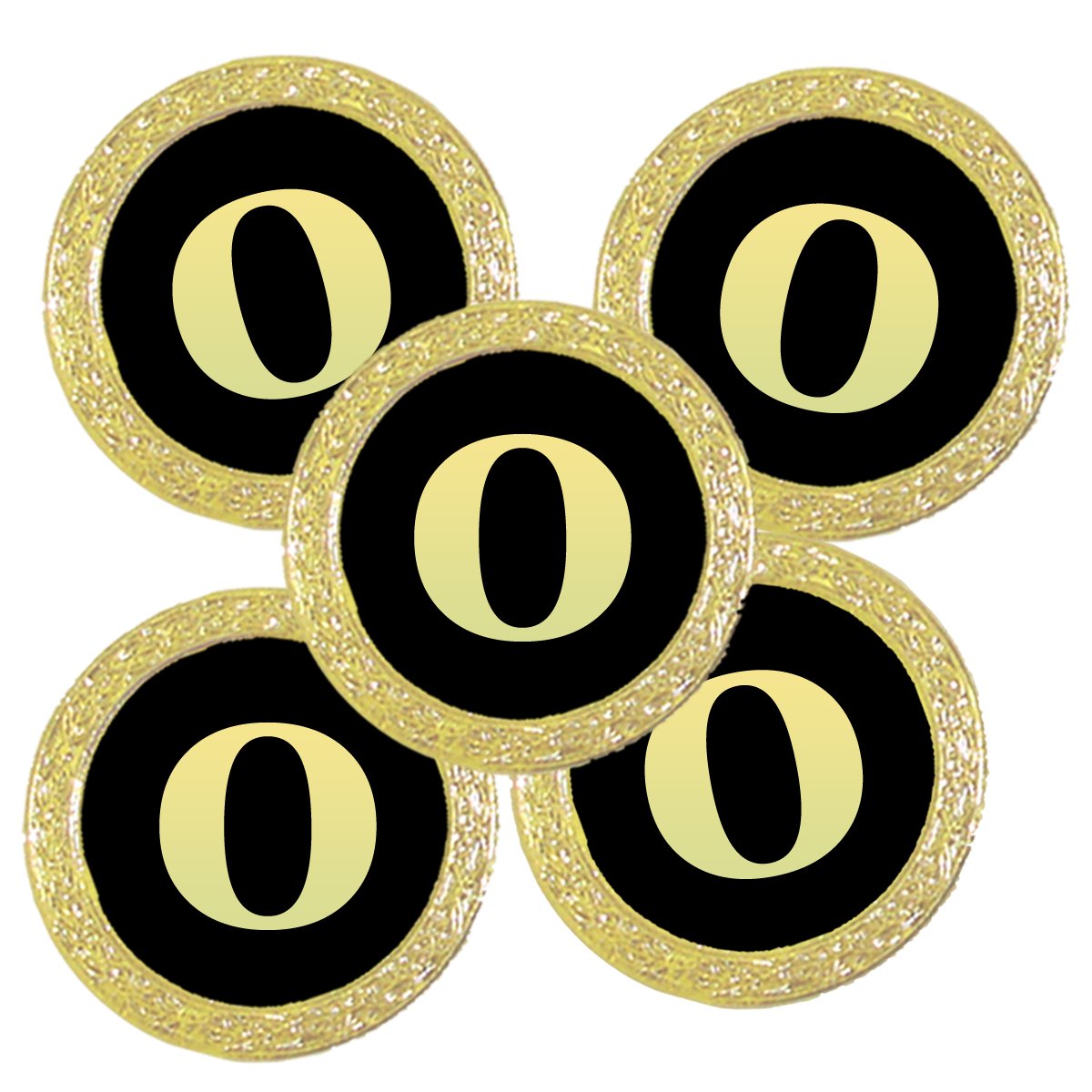 Best Impressions Personalised Golf Ball Markers with Initial (O)