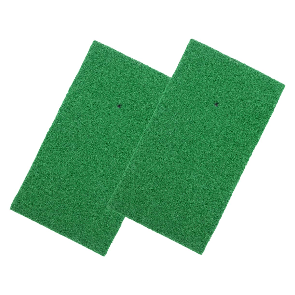 KOMBIUDA Golf Practice Mats 2 Pack Golf Swing Mat Professional Hitting Pad Putting Green Easy to Clean