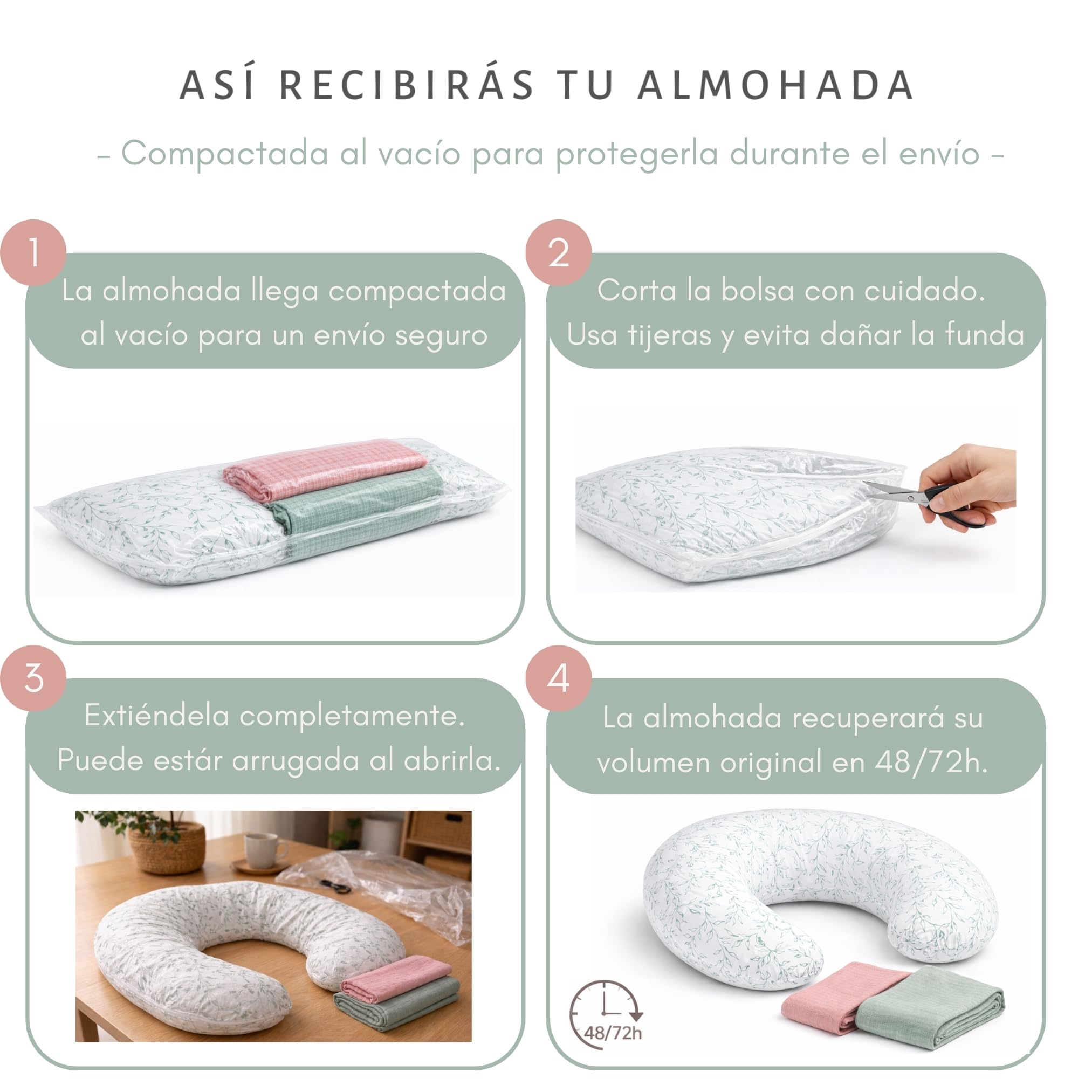 Cuscino allattamento con 2 mussoline - Cuscino allattamento OEKO TEX - Cuscino allattamento fodera rimovibile lavabile - Cuscino allattamento - Cuscino allattamento gravidanza Pregnancy Pillow Cuscino