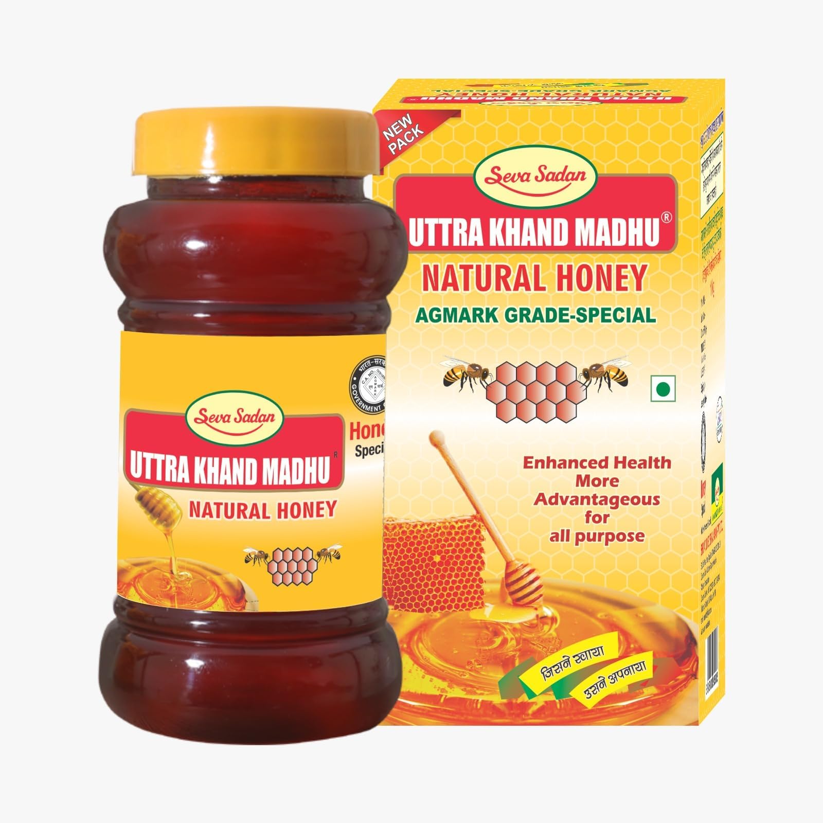 Sadan Uttrakhand Madhu Natural Honey - 500 G