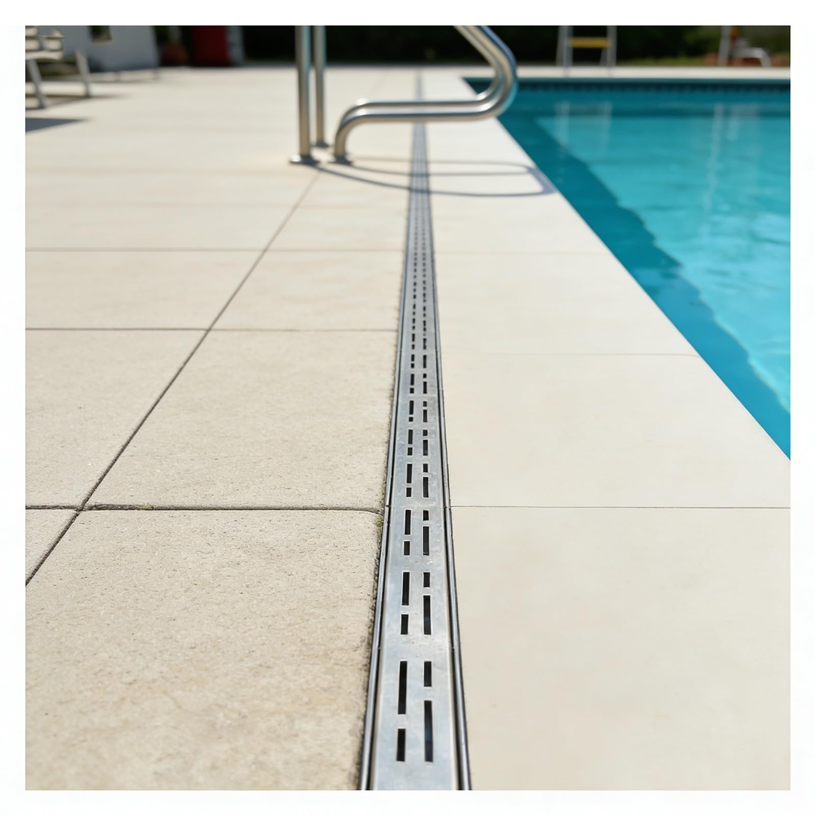 GLDYTVF Narrow Drainage Grate for Outdoor Use Linear Rainwater Channel Grates Driveway Drainage System Terrace Drainage Grid (H5*W10CM / H1.96*W3.94IN)