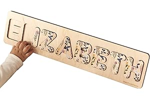 Custom Baby Puzzle Name with Floral Design: A Personalized Touch for Little Explorers