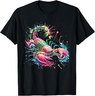 Scorpion Men Woman Colorful Watercolor Scorpion T-Shirt