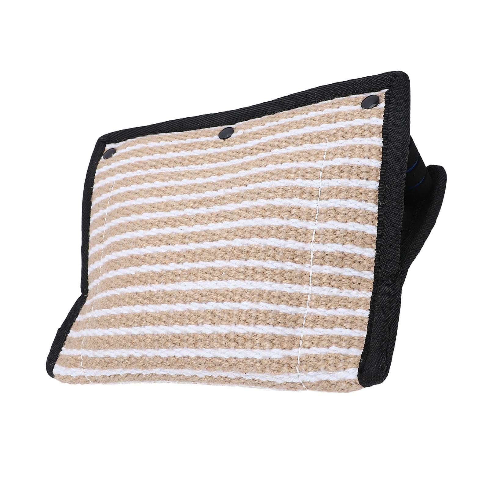 Almohada para Morder de, Juguete Interactivo de Yute Grueso para Entrenamiento y Obediencia de Perros Al Aire Libre, 1 Unidad (Negra)