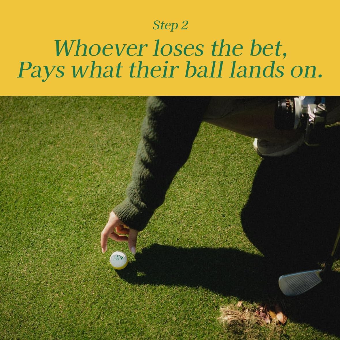 Gamblin' Golf - Roll and Play Gambling Golf Game - Take Your Friends Bankroll - Golf Betting Games for Adults - Pack of 12 Balls