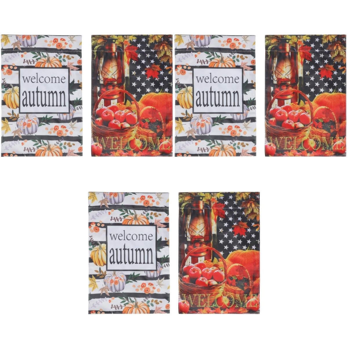 Bannière de Thanksgiving POPETPOP en tissu polyester pour décoration extérieure
