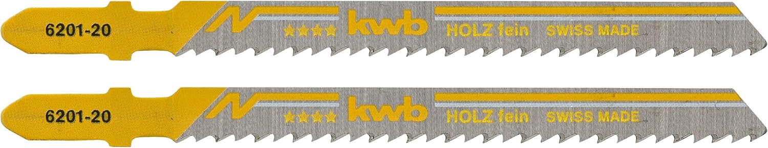 KWB jigsaw blades Woodworking, Single Lug Shank 6201 – 20