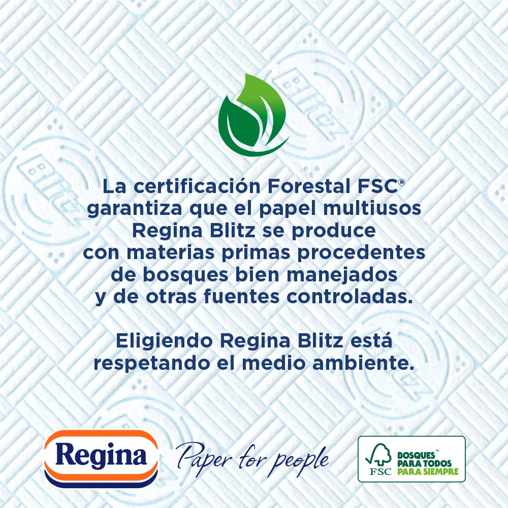 Regina - Blitz, Carta multiuso, 18 rotoli