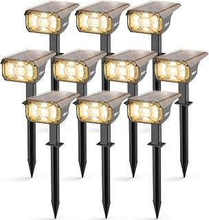 LEREKAM Solar Spot Lights Outdoor Landscape