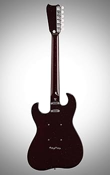 Amazon | Silvertone Classic 1449-RSFB Solid-Body エレキギター, Red