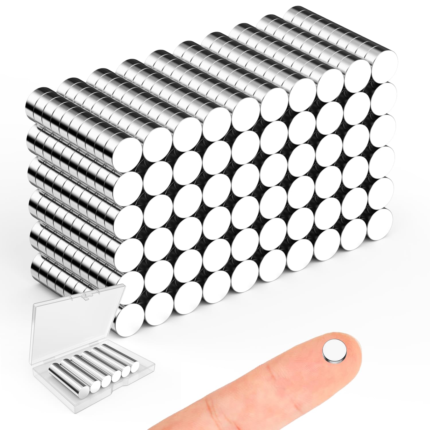 Magnets for Crafts, 5x2mm Small Round Magnetic 250 Pack — Amazon image 27
