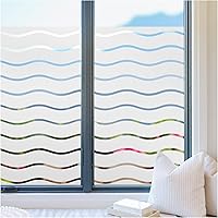 Vista 15 de rabbitgoo Película de privacidad para ventana, película de vidrio esmerilado para baño, adhesivo estático no adhesivo extraíble para puerta