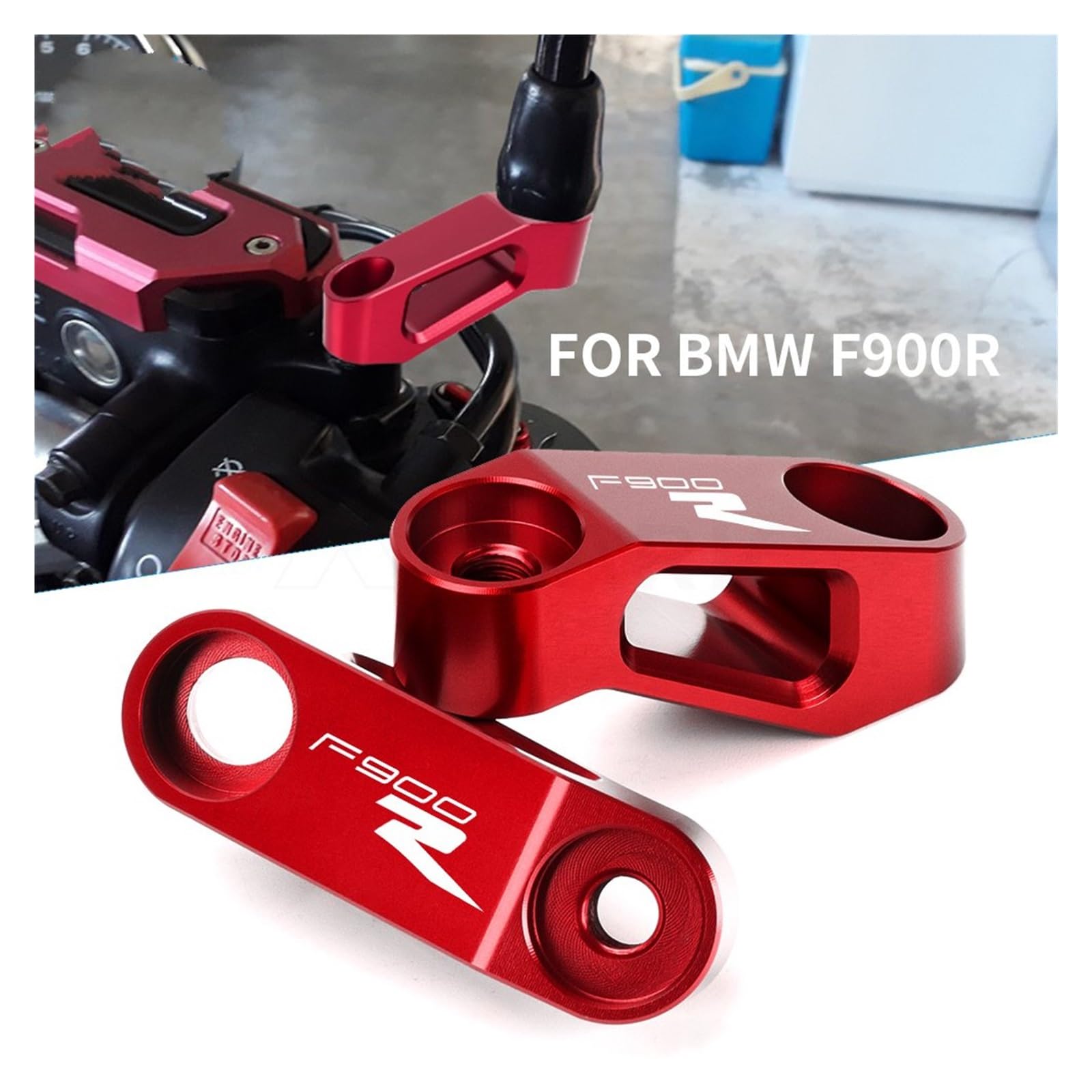 Dla F900R F900XR F900 R XR Rura Wspornika Lusterka Wstecznego(Red 2)