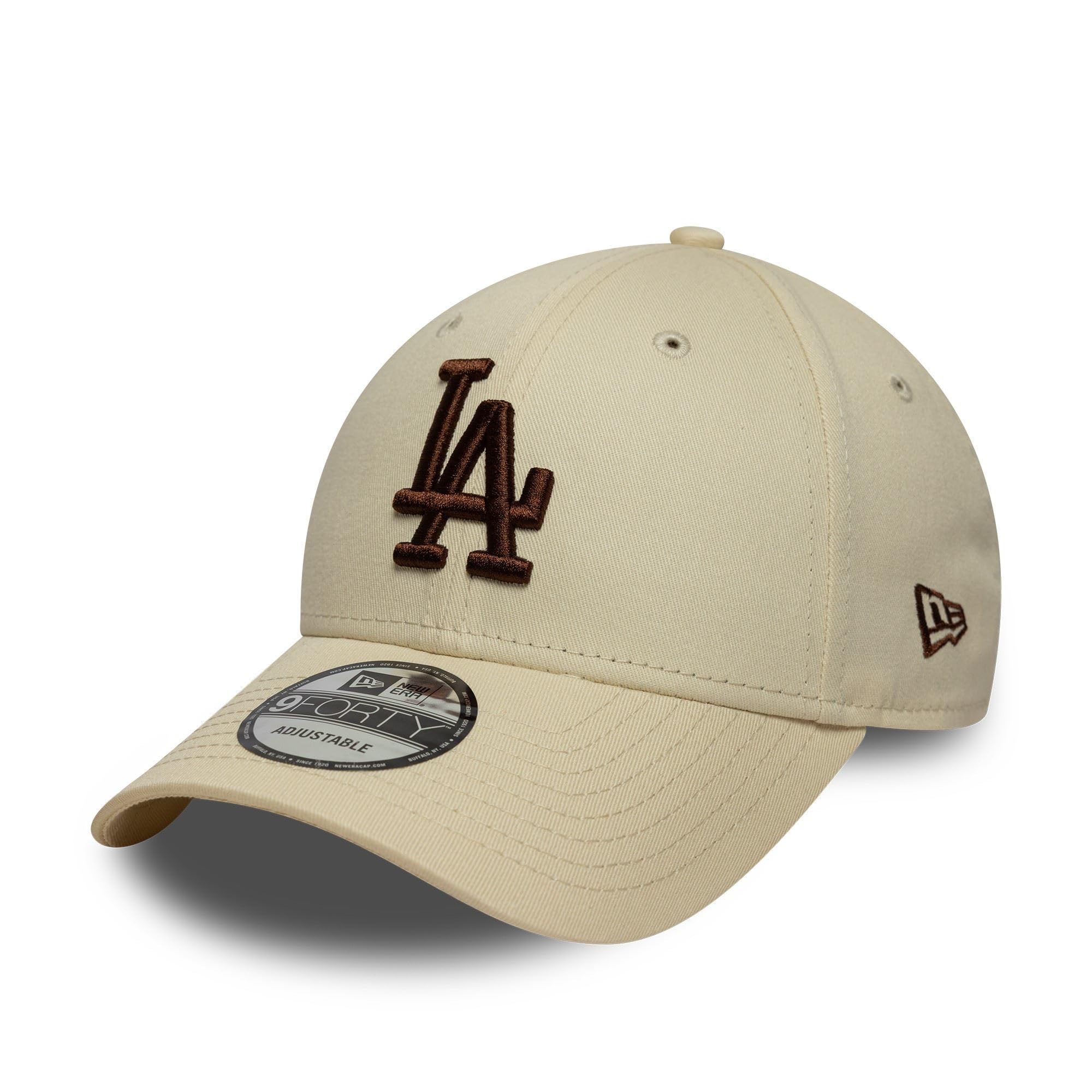 New Era Los Angeles Dodgers MLB League Essential 9Forty Cap Beige - One-Size
