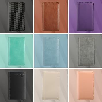 MaxGear Business Card Organizer Book, Holds 240 Cards, Blue