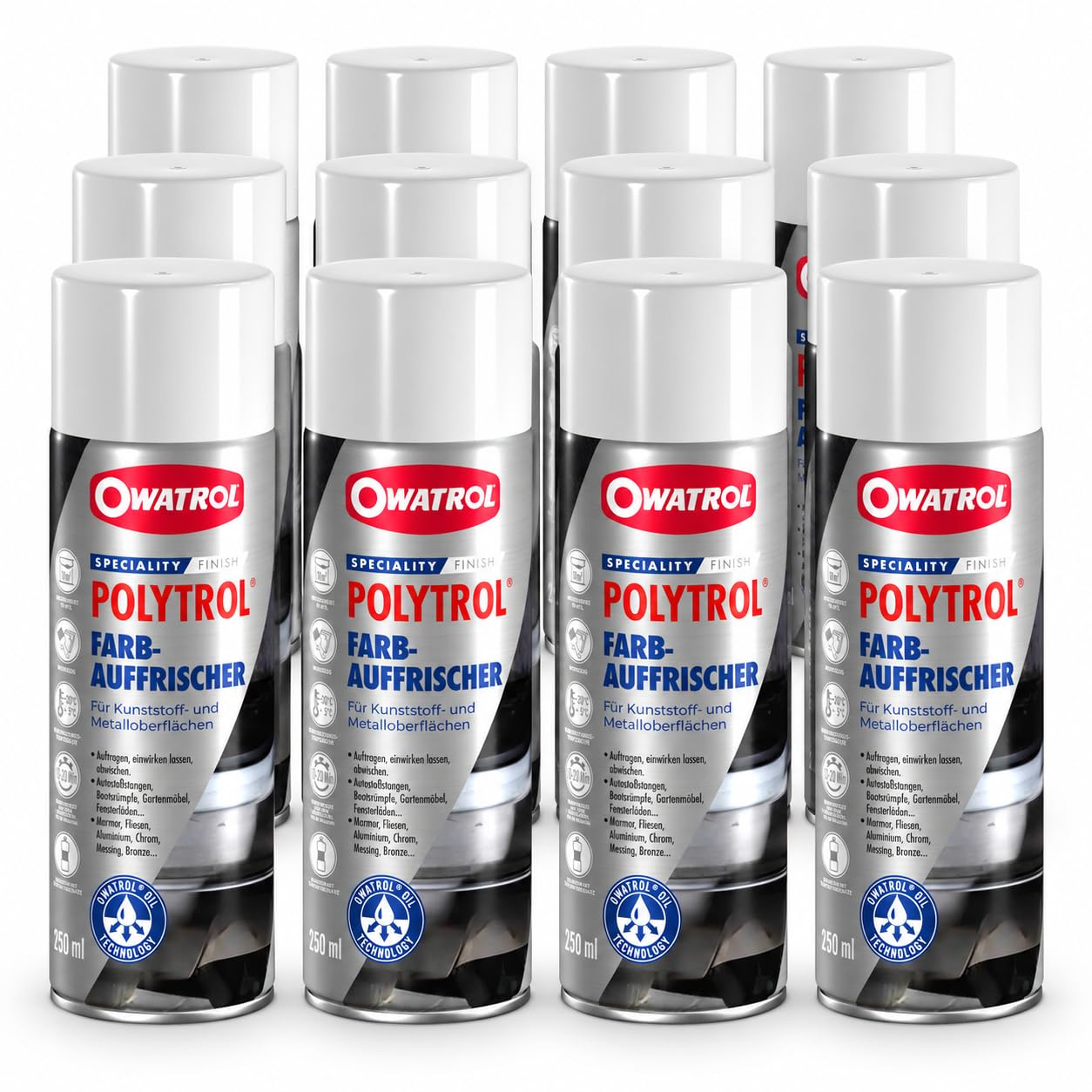 12 x Owatrol Polytrol Spray 250ml | Farbauffrischer