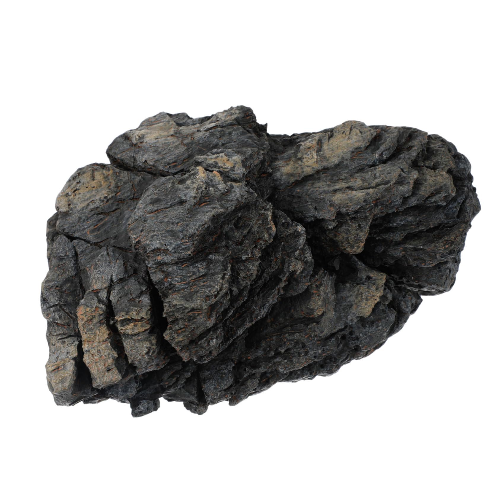 ERINGOGO Decorazioni per Acquario in Resina Nero Aspetto Naturale e Sensazione Realistica, Ornamenti per Terrari e Acquari, per Decorare Tuo Fish Tank Stile Casuale