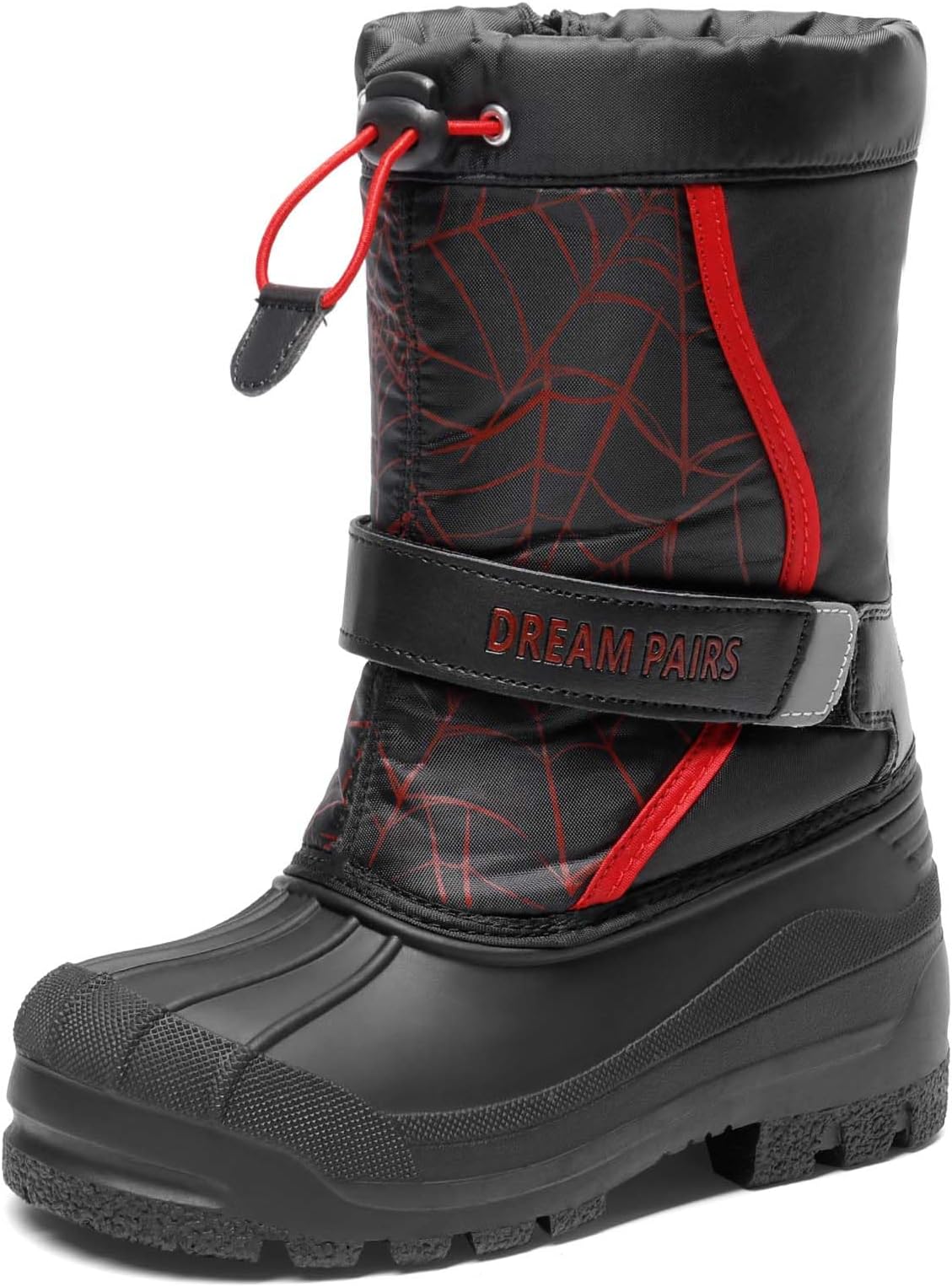 Boys & Girls Mid Calf Water-Resistant Winter Snow Boots for Toddler/Little/Big Kid