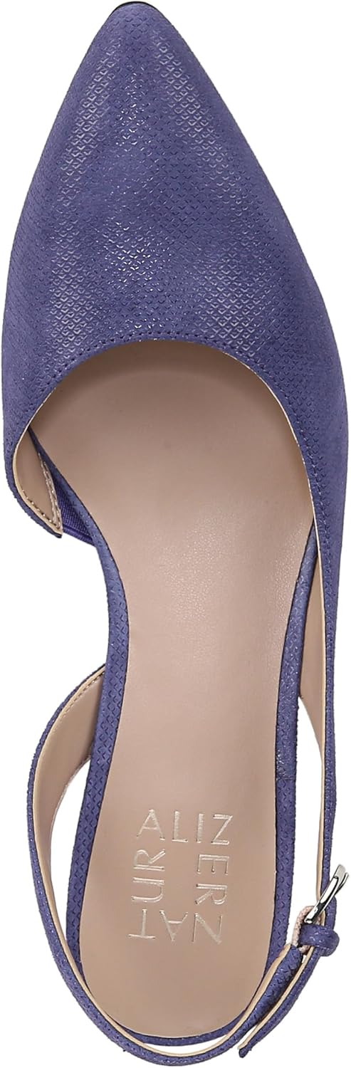 Naturalizer Womens Banks Pump Future Dusk Blue Suede 7.5 M - Image 5