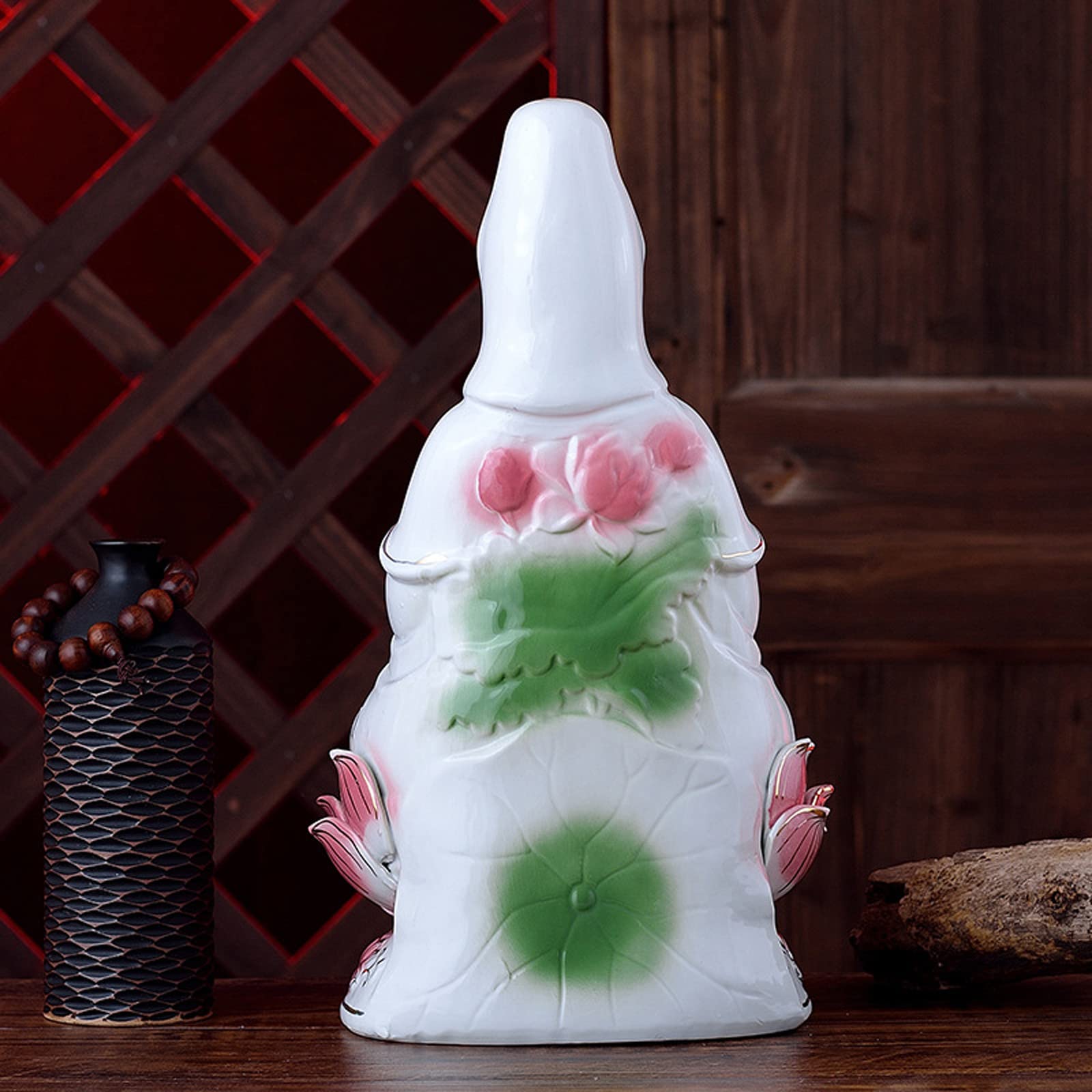 Antieke Chinese Boeddha Hout – Anjali Mudra – Qing Periode