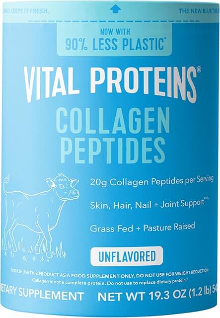 Vital Proteins Collagen Peptides Powder - Grass Fed Collagen Peptides fo...