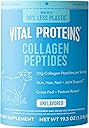 Vital Proteins Collagen Peptides Powder - Grass Fed Collagen Peptides for Hair, Nail, Skin, Bone & Joint Health, Unflavored, 27 Servings