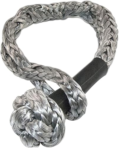 Miniatura 5 de KING-PRO Anillo de recuperación de 716 x 20 pulgadas, grillete suave, 35,000 libras de resistencia a la rotura con anillo de enganche de 45,000