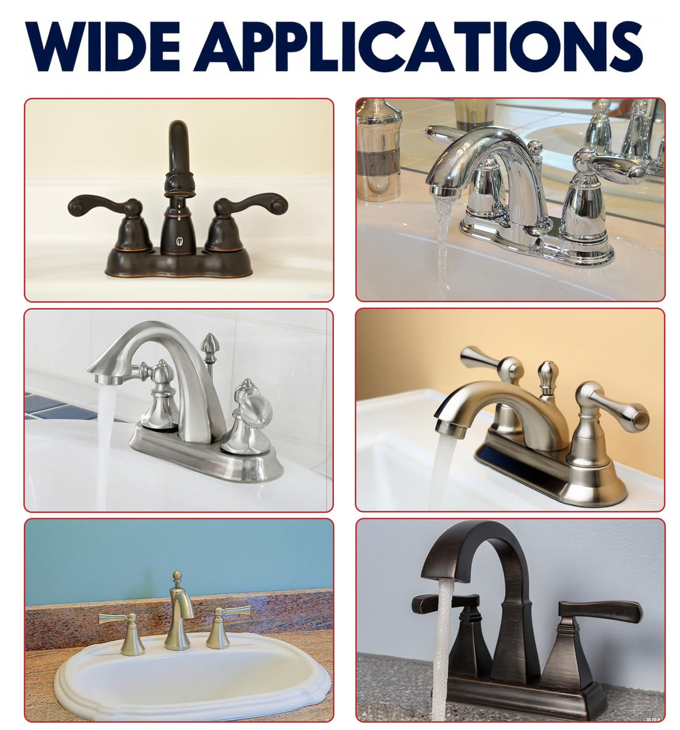 4-Pack RP25513 Faucet Stem Replacement Kit – Includes RP24096 Cartridge, RP4993 Seat & Spring, RP24097 Turn Stop For Delta Two-Handle Faucets