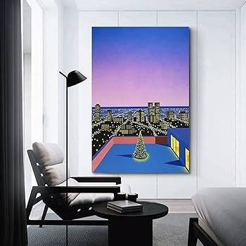 永井博 HIROSHI NAGAI ポスター POOLSIDE SUNSET 永井博 HIROSHI NAGAI ポスター POOLSIDE SUNSET