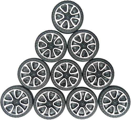 Miniatura 5 de EUDAX Rollo de plástico de 1.181 in x 0.354 in, eje de 0.079 in de diámetro y eje STEM de 0.079 in x 3.937 in, eje redondo para bricolaje, juguete a