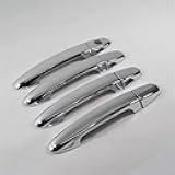 Compatible with Hyundai for Santa Fe 2007 2008 2009 2010 2011 2012 ABS Chrome Door Handle Protective Covering Cover Trim car Exterior Door Handle