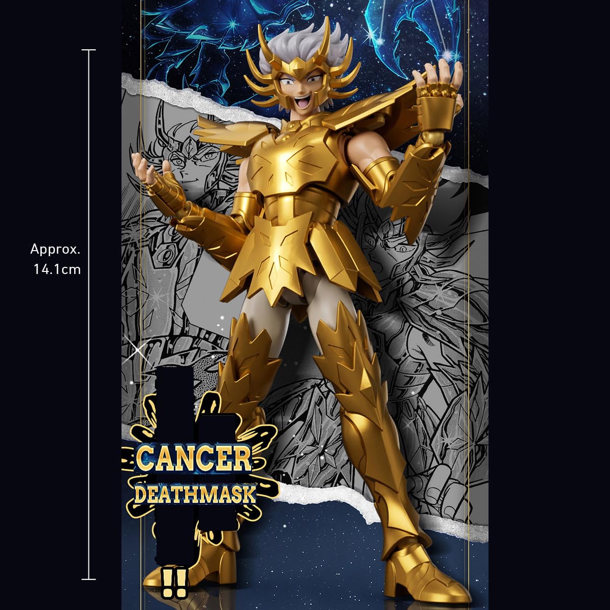 HiPlay Saint Seiya Champion Class Cáncer Deathmask (75012) Figura de acción Kit de Modelo