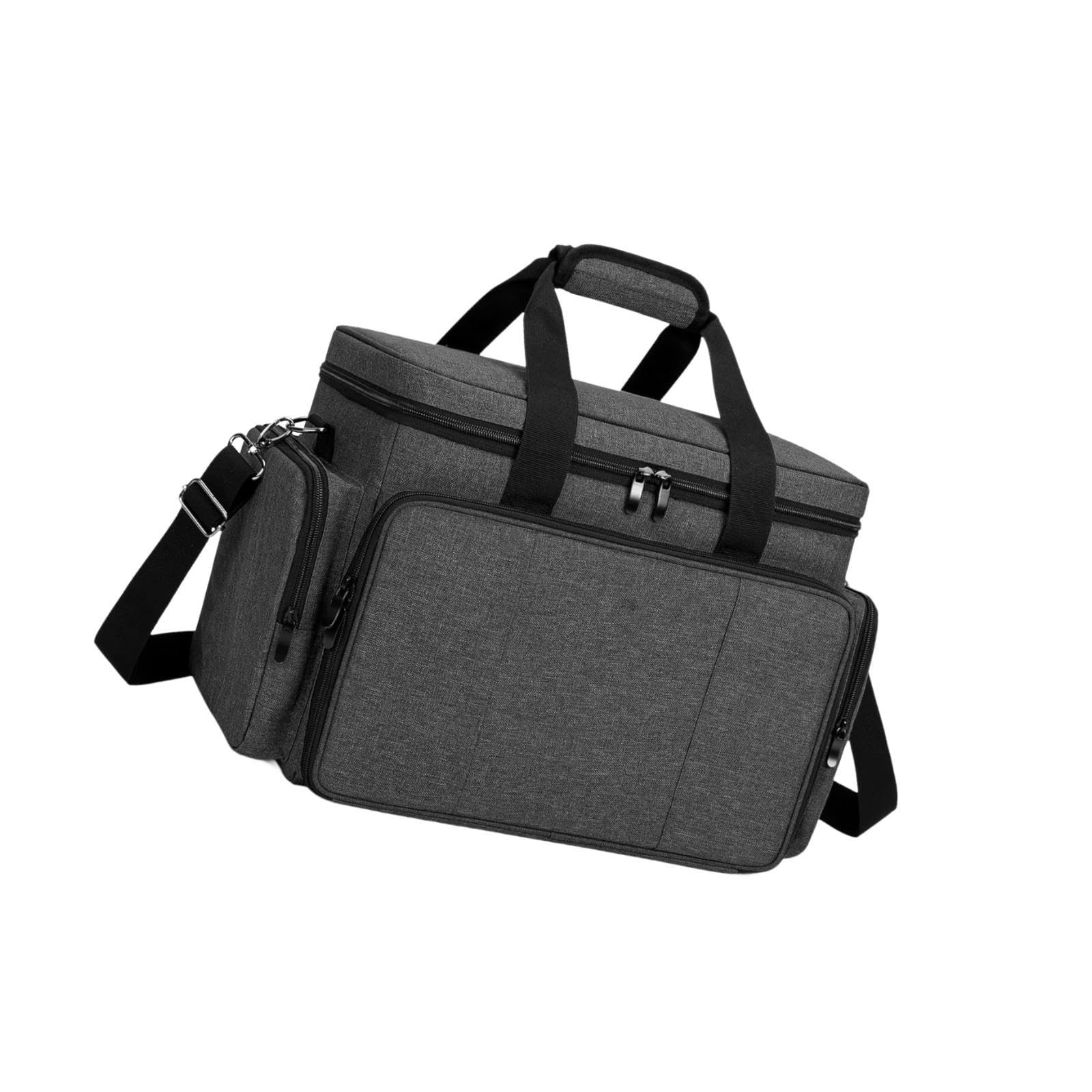 Tragbare Reise-Make-up-Tasche mit abnehmbaren Trennwänden, großes Fassungsvermögen, Kosmetik-Organizer für Pinsel und Maniküre-Werkzeuge